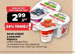 Netto Serek wiejski z owocami Piątnica oferta
