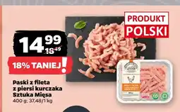 Netto Paski z fileta z piersi kurczaka Sztuka Mięsa oferta