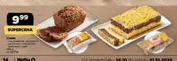 Netto Ciasto piknikowe z nadzieniem śliwkowym Lazur oferta