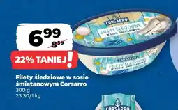 Netto Filety śledziowe w sosie śmietanowym Corsarro oferta