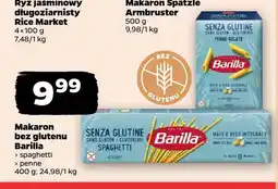 Netto Makaron bez glutenu spaghetti Barilla oferta