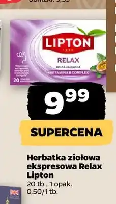 Netto Herbatka ziołowa ekspresowa Relax Lipton oferta