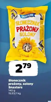 Netto Słonecznik prażony solony Snaxters oferta