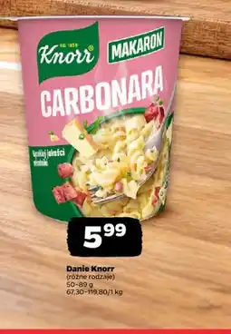 Netto Danie Makaron Carbonara Knorr oferta