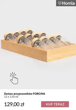 Homla Zestaw przyprawników Forcina 12x110 ml Homla oferta
