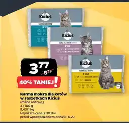 Netto Karma mokra dla kotów w saszetkach Kiciuś 4-pak oferta