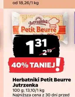 Netto Herbatniki Petit Beurre Jutrzenka oferta