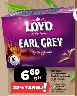 Netto Herbata ekspresowa Earl Grey Loyd oferta