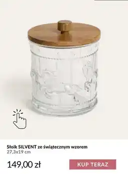 Homla Słoik Silvent ze świątecznym wzorem 27,3x19 cm Homla oferta