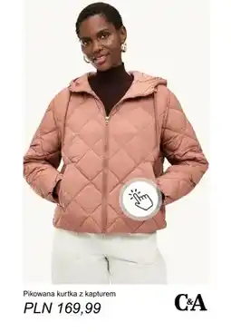 C&A Pikowana kurtka z kapturem C & A oferta