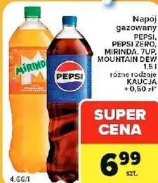 Carrefour Express Napój gazowany PEPSI, PEPSI ZERO, MIRINDA, 7UP, MOUNTAIN DEW oferta