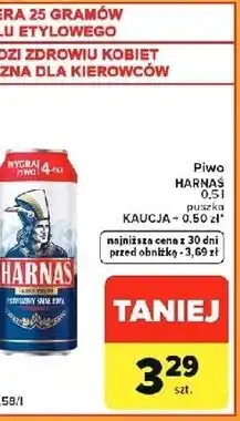 Carrefour Express Piwo HARNAŚ 0,5 l puszka oferta