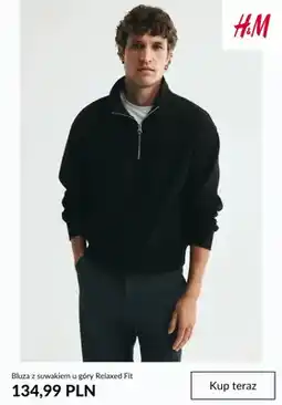 H&M Bluza z suwakiem u góry Relaxed Fit H & M oferta