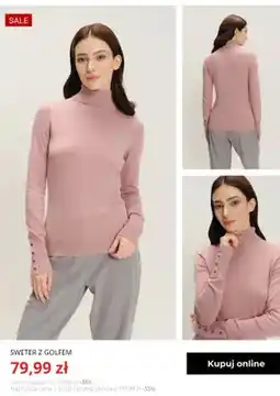 Greenpoint Sweter z golfem Greenpoint oferta