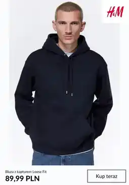 H&M Bluza z kapturem Loose Fit H & M oferta