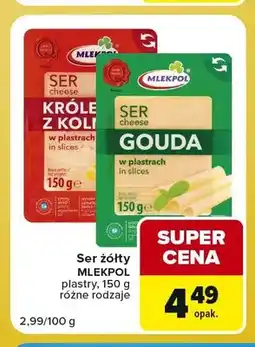Carrefour Express Ser w plastrach Królewski z Kolna Mlekpol oferta