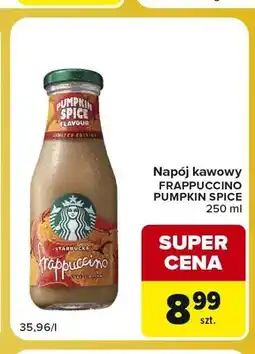 Carrefour Express Napój kawowy Frappuccino Pumpkin Spice Starbucks oferta