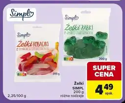 Carrefour Express Żelki żabki Simpl oferta