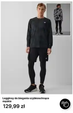 4F Legginsy do biegania szybkoschnące męskie 4F oferta
