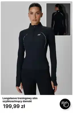 4F Longsleeve treningowy slim szybkoschnący damski 4F oferta