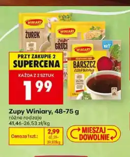 Biedronka Zupa Barszcz czerwony Winiary oferta