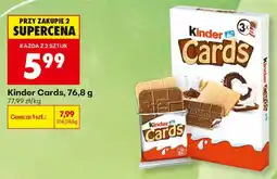Biedronka Ciastka Kinder Cards oferta