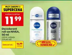 Biedronka Dezodorant roll-on Nivea Fresh Natural oferta