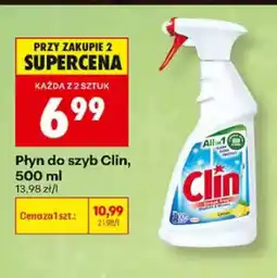 Biedronka Płyn do szyb Clin Lemon oferta