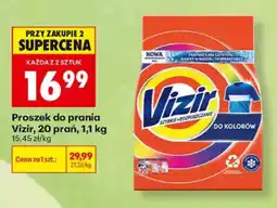 Biedronka Proszek do prania Vizir Do kolorów 20 prań oferta