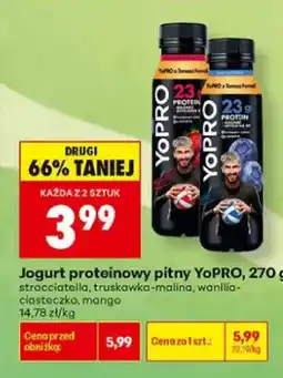 Biedronka Jogurt proteinowy pitny YoPRO stracciatella oferta