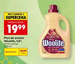 Biedronka Płyn do prania Woolite Keratin Therapy Mix Colors oferta