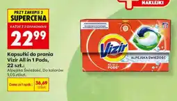 Biedronka Kapsułki do prania Vizir All in 1 Pods Alpejska Świeżość oferta