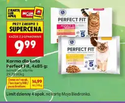 Biedronka Karma dla kota Perfect Fit Sensitive 4-pak oferta