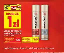 Biedronka Lakier do włosów Shine & Hold Wellaflex oferta