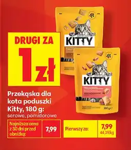 Biedronka Przekąska dla kota poduszki serowe Kitty oferta