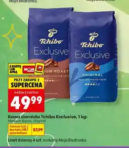 Biedronka Kawa ziarnista Tchibo Exclusive Medium Roast oferta