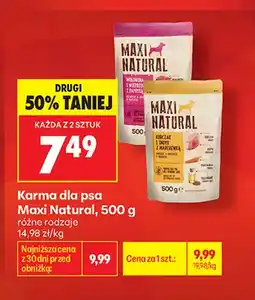 Biedronka Karma dla psa Maxi Natural oferta