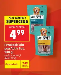 Biedronka Przekąski dla psa Activ Pet sushi oferta