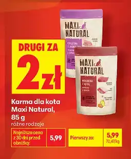 Biedronka Karma dla kota Maxi Natural wołowina z gęsią oferta