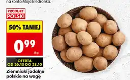 Biedronka Ziemniaki jadalne polskie oferta