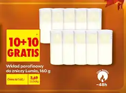 Biedronka Wkład parafinowy do zniczy Lumia oferta