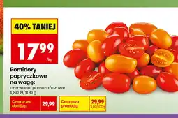 Biedronka Pomidory papryczkowe pomarańczowe oferta