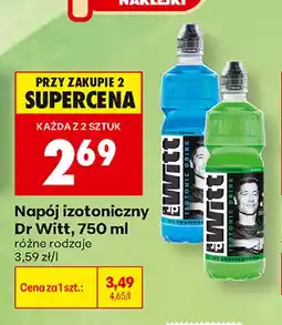 Biedronka Napój izotoniczny Dr Witt oferta