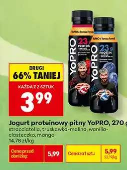 Biedronka Jogurt proteinowy pitny stracciatella YoPRO oferta