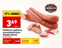 Biedronka Kiełbasa wędzona czereśnią Kraina Wędlin Select oferta