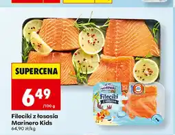 Biedronka Fileciki z łososia Marinero Kids oferta