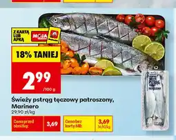 Biedronka Świeży pstrąg tęczowy patroszony Marinero oferta