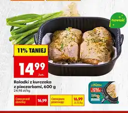 Biedronka Roladki z kurczaka z pieczarkami BeFoodie oferta