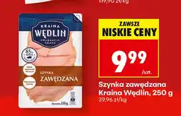 Biedronka Szynka zawędzana Kraina Wędlin oferta