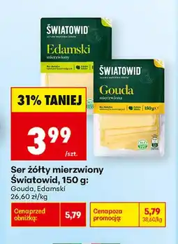 Biedronka Ser żółty mierzwiony Gouda Światowid oferta